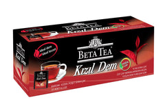 Beta Kızıl Dem Turkish Tea Bags 25 x 2 GR - Beta Tea Global