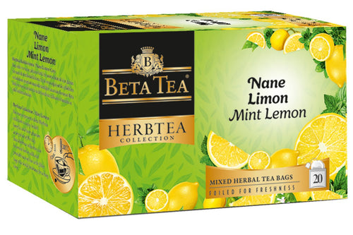 Mint & Lemon Tea 20x2 GR - Beta Herbtea Collection - Beta Tea Global