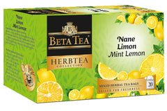 Mint & Lemon Tea 20x2 GR - Beta Herbtea Collection - Beta Tea Global