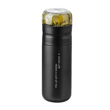Load image into Gallery viewer, Insulated Cup with Filter Tea Maker Stainless Steel Thermos Bottle with Glass Infuser Separates Tea and Water 300ML
