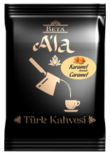 Load image into Gallery viewer, Beta A&#39;la Caramel Flavored Turkish Coffee 1 GR
