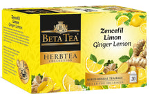 Load image into Gallery viewer, Ginger Limon Tea 20x2 GR - Beta Herbtea Collection - Beta Tea Global
