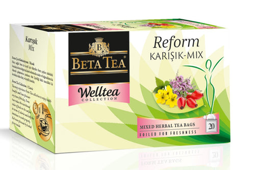 Mixed Tea 20x2 GR - Beta Welltea Reform Collection - Beta Tea Global