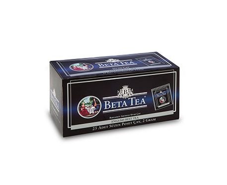 Beta English Best Tea Bags 25 x 2 GR - Beta Tea Global
